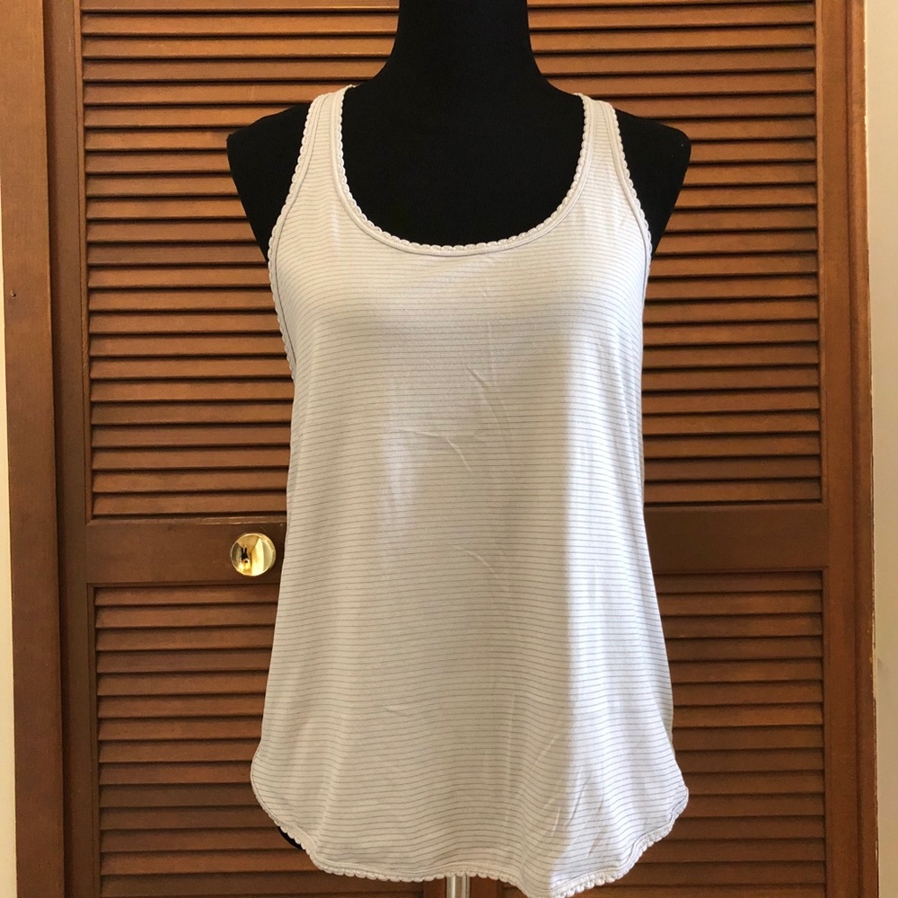 Lululemon 105 F Singlet gray racer back tank top 6